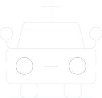 Hearse Creative Icon Design vector