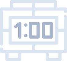 Digital Clock Creative Icon Design vector