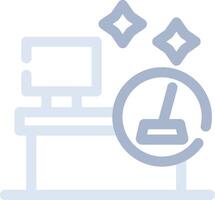 Office Cleaning Creative Icon Design vector