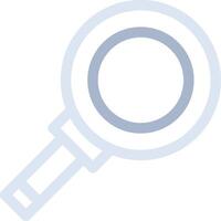 Magnifying Creative Icon Design vector