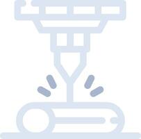 Laser Beam Creative Icon Design vector
