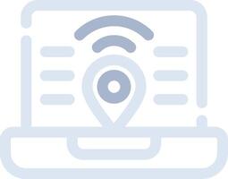 Digital Nomad Hub Creative Icon Design vector