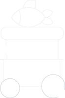 Line Two Color Design vector