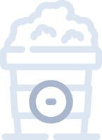 Popcorn Creative Icon Design vector