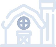 Farm House Creative Icon Design vector