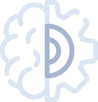 Deep Learning Creative Icon Design vector