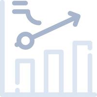 Clustered Bar Creative Icon Design vector