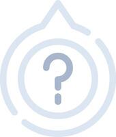 Question Creative Icon Design vector
