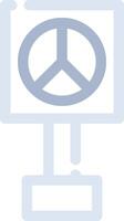 Peace Sign Creative Icon Design vector