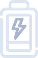 Low Battery Creative Icon Design vector