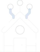 Home Network Creative Icon Design vector