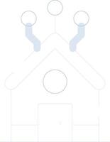 Home Network Creative Icon Design vector