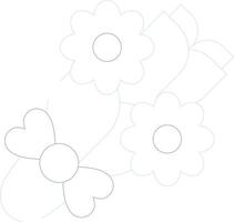 Flower Bouquet Creative Icon Design vector