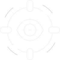 Focusing Creative Icon Design vector