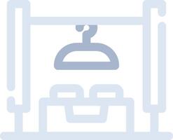 Clothes Rack Creative Icon Design vector
