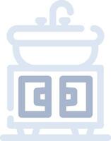 Washbasin Creative Icon Design vector