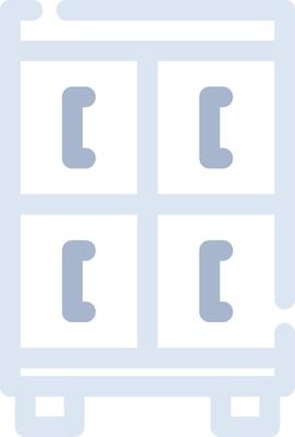 Office Locker Creative Icon Design