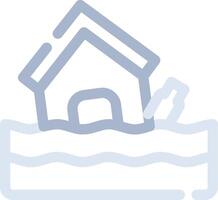 Flood Creative Icon Design vector