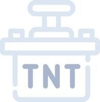 diseño de icono creativo tnt vector