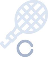 Tennis Racket Creative Icon Design vector