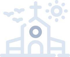 diseño de icono creativo de iglesia vector