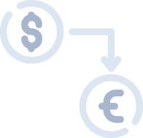 Currency Exchange Creative Icon Design vector