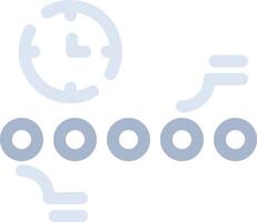 Circle Accent Timeline Creative Icon Design vector