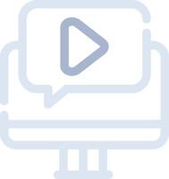 Video Tutorial Creative Icon Design vector