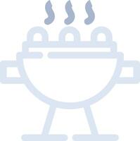 Grill Creative Icon Design vector