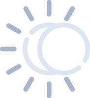 Eclipse Creative Icon Design vector
