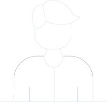 Customer Male Creative Icon Design vector