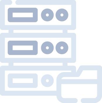 diseño de icono creativo de base de datos vector