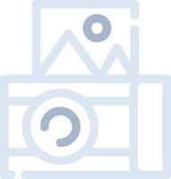 Instant Camera Creative Icon Design vector