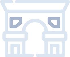 Arc De Triomphe Creative Icon Design vector