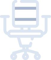 Office Chair Creative Icon Design vector