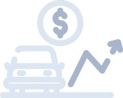 Car Loan Rates Creative Icon Design vector