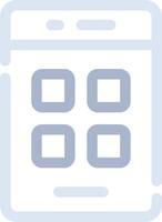 Grid Creative Icon Design vector