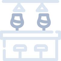 Bar Counter Creative Icon Design vector