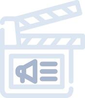 Cinema Ad Creative Icon Design vector