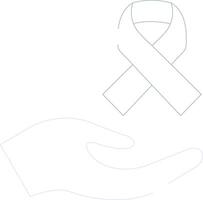 Cancer Diagnosis Creative Icon Design vector