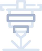 Laser Cutting Creative Icon Design vector