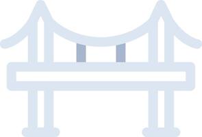 Bridge Creative Icon Design vector