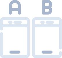 Ab Testing Creative Icon Design vector