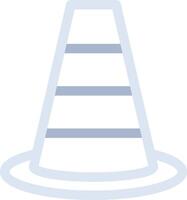 Traffic Cone Creative Icon Design vector