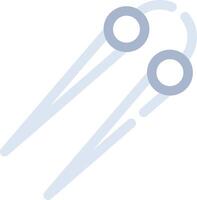 Knitting Needles Creative Icon Design vector