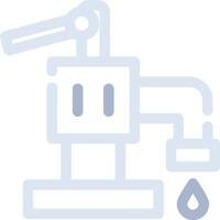 Hand Pump Creative Icon Design vector