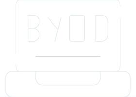 BYOD Tour Creative Icon Design vector