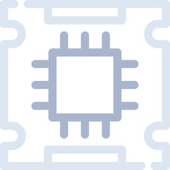 Processor Creative Icon Design vector