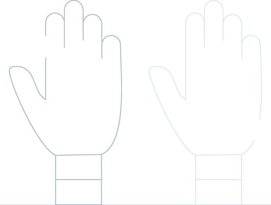 Exam Gloves Creative Icon Design