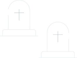 Cemetery Creative Icon Design vector
